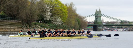 Cambridge Complete a Hat-Trick of Veterans' Boat Race Wins