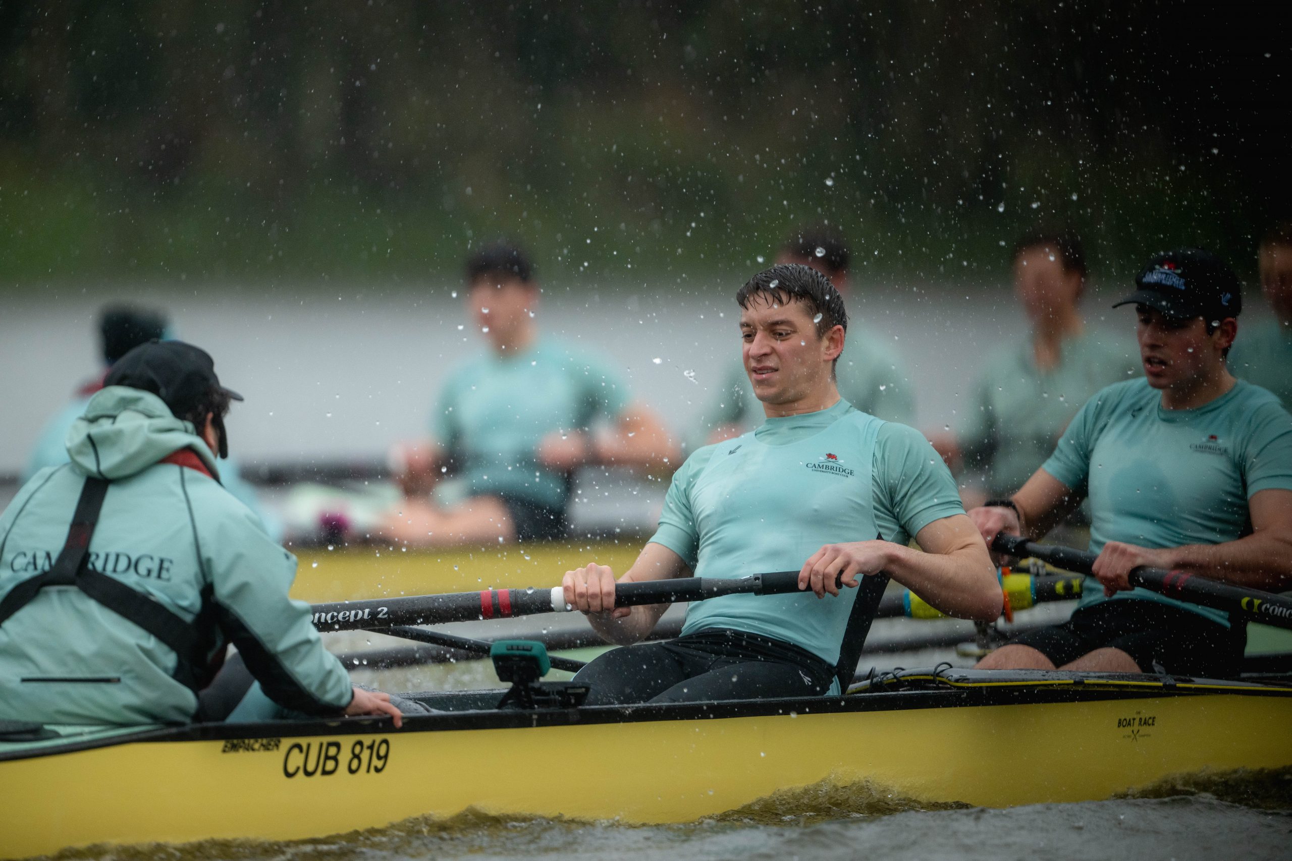 CUBC men's crews racing