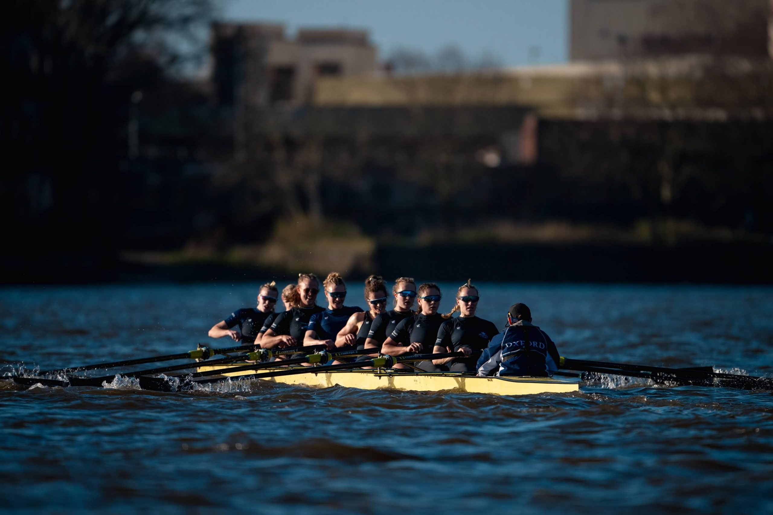 OUBC women's crew at Trial Eights 2025