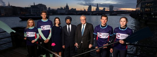 The Boat Races Sponsors BNY Mellon & Newton Pull Together For Cancer Research UK