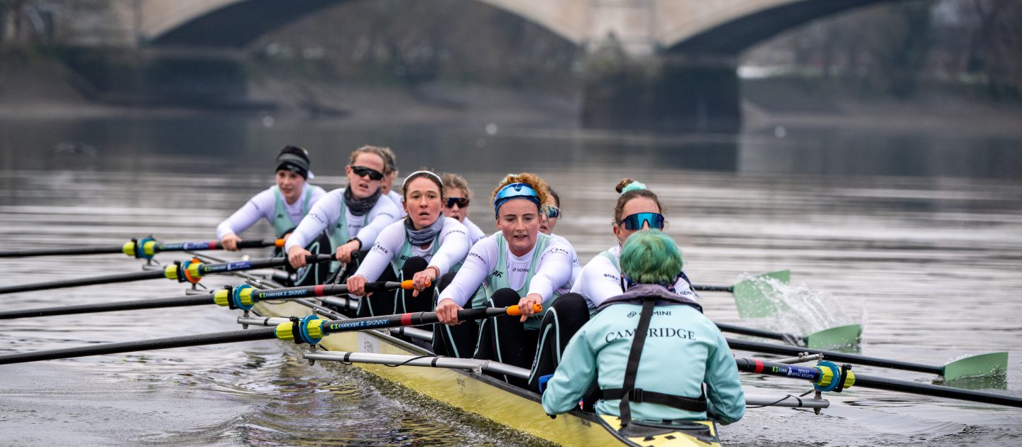 Cambridge Women Trial VIIIs crew December 2022