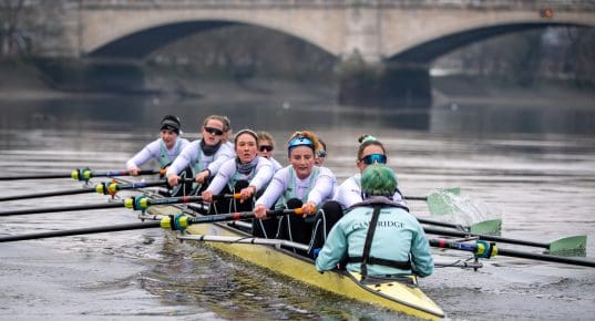 Cambridge Women Trial VIIIs crew December 2022