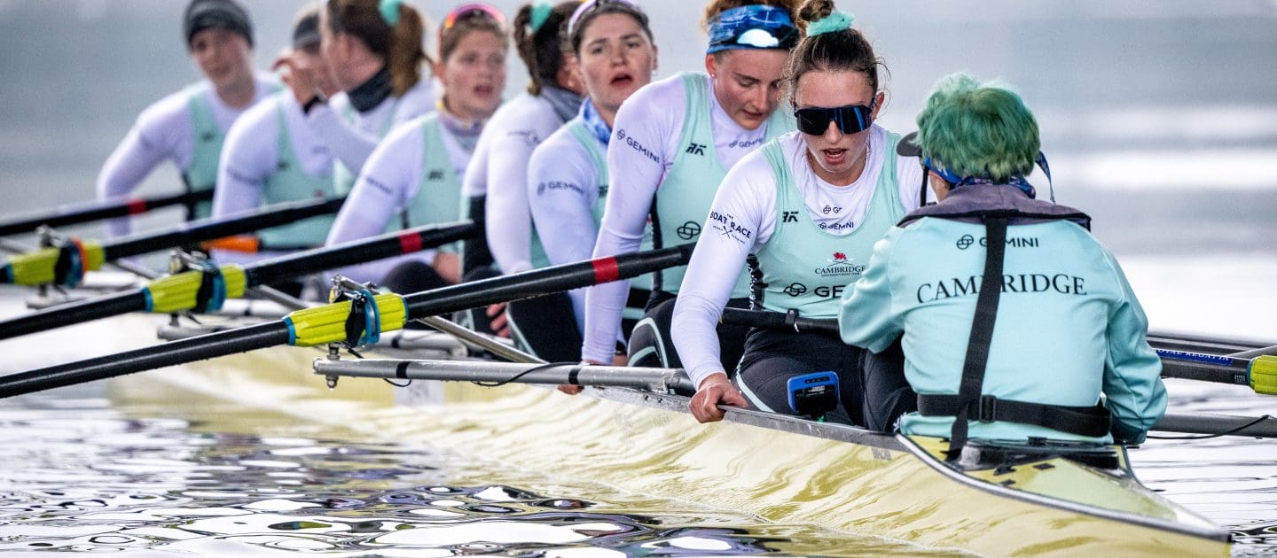 CUBC Women's Squad finish Trial Eights Races on 12 December 2022