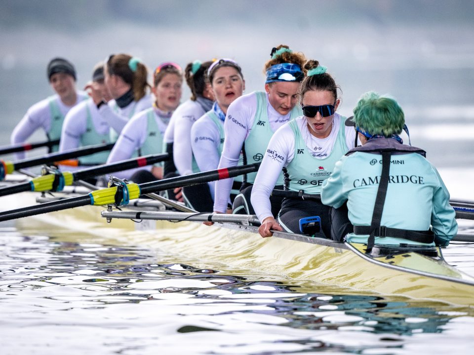 CUBC Women's Squad finish Trial Eights Races on 12 December 2022